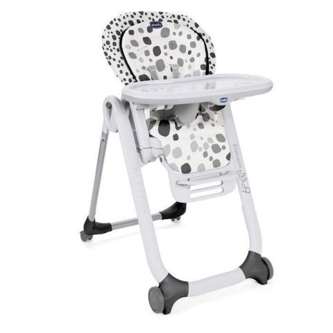 Chicco Hochstuhl Polly Progres 5, Anthracite 4 Rollen