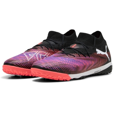 Puma FUTURE 8 PRO Cage Fußballschuhe Unisex | Black/White/Glowing Red | Größe: 41