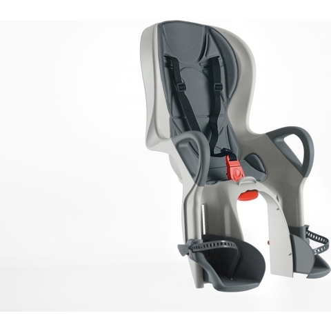 OkBaby 10+ Fahrradsitz hinten, Grau/Grau