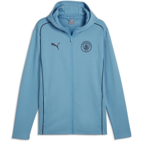Puma Manchester City Casuals Kapuzenjacke Herren | Mit Color Blocking | Magic Blue/New Navy | Größe: L
