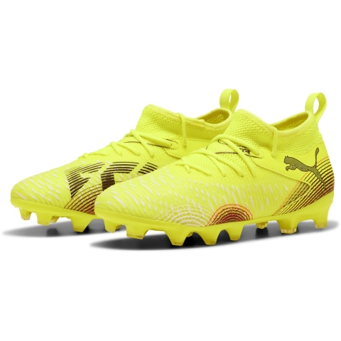 Puma FUTURE 8 MATCH FG/AG Fußballschuhe Teenager Für Für Kinder | Yellow Alert/Black/Sun Struck | Größe: 35