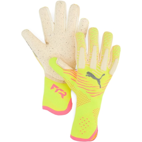 Puma FUTURE Ultimate NC Fußball Torwarthandschuhe | Mit Other Pattern | Yellow Alert/Sun Struck | Größe: 10.5