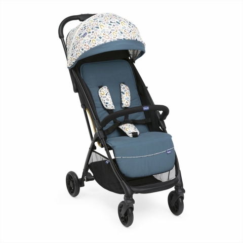 Passeggino Chicco Glee Joyful Teal Portata 22 kg Chiusura Automatica + Parapioggia