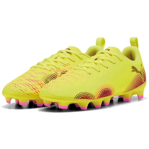 Puma FUTURE 8 PLAY FG/AG Fußballschuhe Teenager Für Für Kinder | Yellow Alert/Black/Sun Struck | Größe: 35