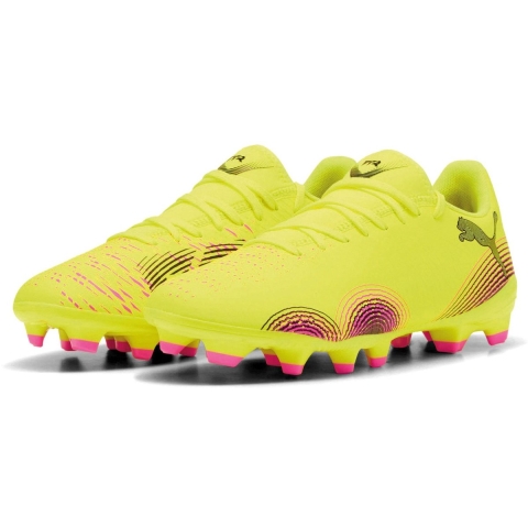 Puma FUTURE 8 PLAY FG/AG Fußballschuhe Damen | Yellow Alert/Black/Sun Struck | Größe: 40