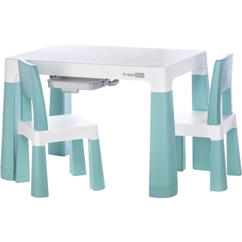 Set Tavolo con 2 Sedie FreeON Neo Verde