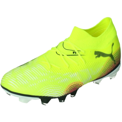 Puma FUTURE 8 MATCH FG/AG Fußballschuhe Unisex | Yellow Alert/Black/Sun Struck | Größe: 40