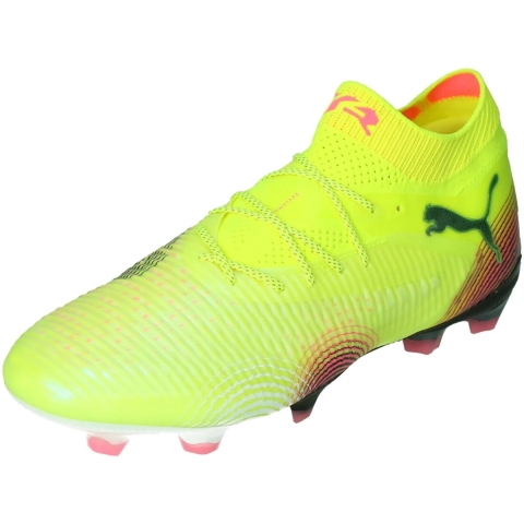 Puma FUTURE 8 ULTIMATE FG Fußballschuhe Unisex | Yellow Alert/Black/Sun Struck | Größe: 43