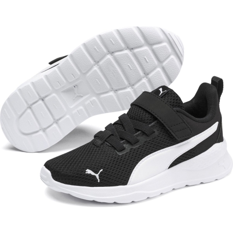 Puma Anzarun Lite Sneakers Kinder Schuhe | Mit Plain | Black/White | Größe: 32.5