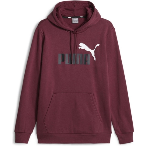 Puma Essentials+ Two-Tone Big Logo Hoodie Herren | Mit Logo Print | Dark Jasper | Größe: M