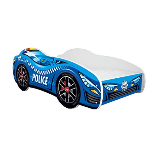 Topbeds Einzelbett für Kinder in Auto-Form, mit Matratze