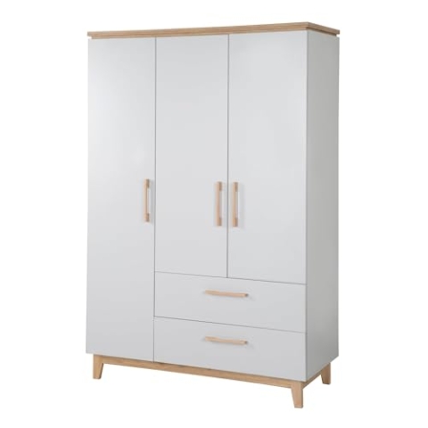 roba Kleiderschrank 'Caro', 3 Türen, 2 Schubladen, mit Soft Close-Technik, Drehtürenschrank, Möbel