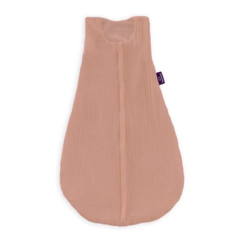 Sommerschlafsack LIEBMICH Baumwollmusselin, aprikose, Größe 90