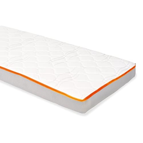 Pinolino 500077 Matratze für Kinderbetten 'Luna Cloud', 140 x 70 cm, weiß