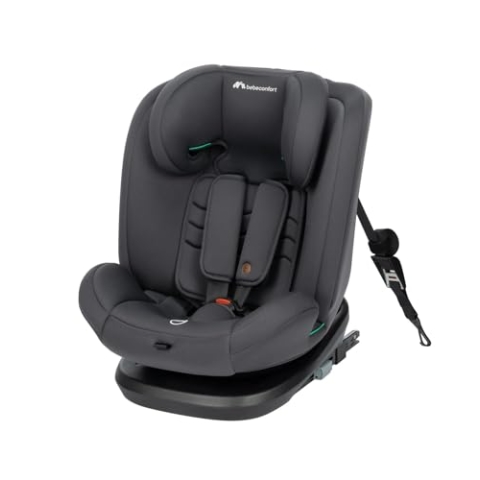 Bebeconfort Apollo i-Size Kindersitz, Vorwärtsgerichteter Kindersitz, ISOFIX-Kindersitz, 13 Kopfstützenpositionen, 4 Liegepositionen, von 15 Monaten bis zu 12 Jahren, 76-150 cm, Mineral Graphite