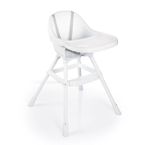 BabyGo Simple Hochstuhl weiß mit Esstisch | 5105