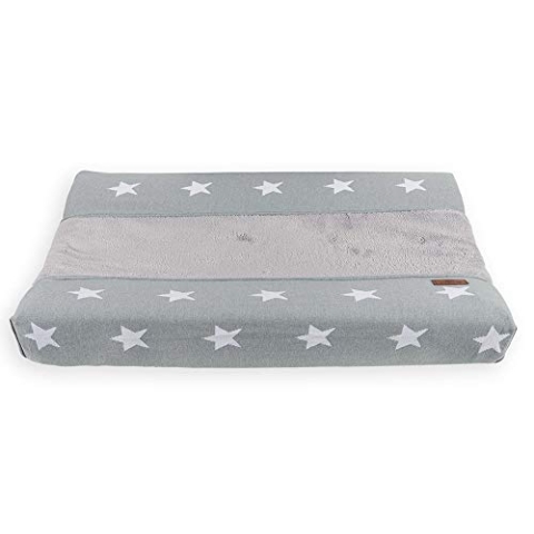 Baby's Only - Wickelauflagenbezug Star - Grau/Weiß - 45x70 cm