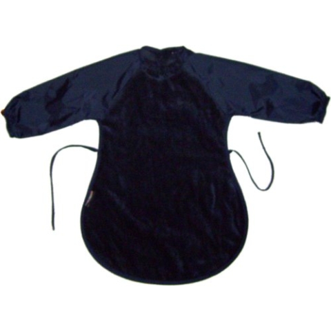 Silly Billyz SIB-215NA Kleinkind-Lätzchen, Velours, navy