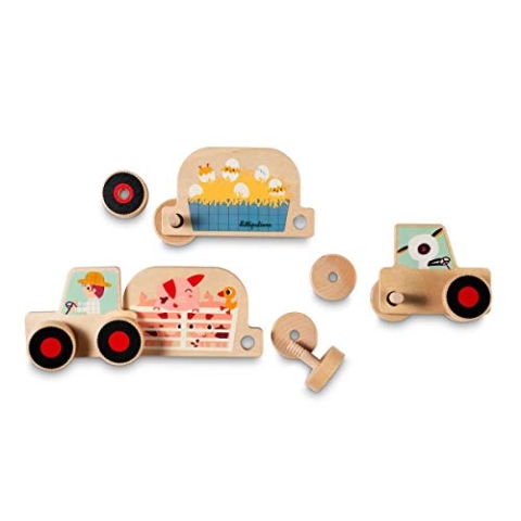 LILLIPUTIENS Traktor Montageset, 1 Stück, 83145