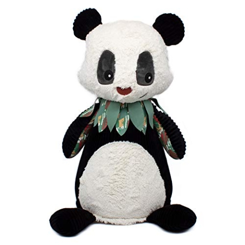 Les DÉGlingos Riesen-Plüschtier • Rototos der Panda | ultraweicher Stoff | Geschenke zur Geburt | Plüsch-Deko für Kinderzimmer | 60 cm | recycelte Füllung | Kuscheltier Baby Kinder