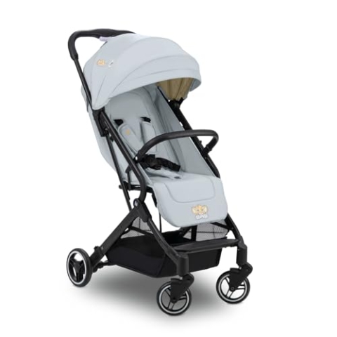 hauck Reise Buggy Travel N Care für Kinder ab Geburt bis 22 kg mit Liegefunktion, Ultraleicht - 6,9 kg, Einhändig Klein Zusammenklappbar, UPF 50+, EVA Räder, Korb bis 3 kg (Disney Simba)