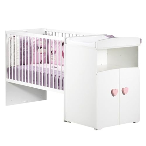 Baby Price New Basic Kinderbett Kombination skalierbarer mit Knopf