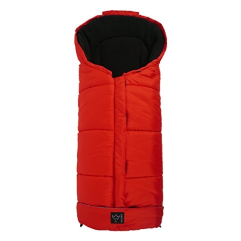 Kaiser Naturfelle 6570833 - Fußsack "Iglu Thermo Fleece", Farbe: rot