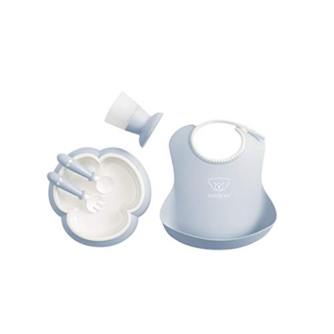 BabyBjörn Küchenset für Kinder, 5 Teile, Blassblau