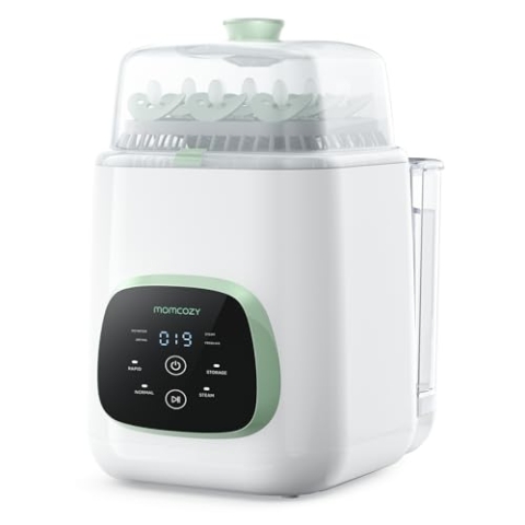 Momcozy KleanPal Pro Babyflaschenwascher, Sterilisator & Trockner – All-in-One Reinigungsmaschine für Flaschen, Pumpenteile & Baby Essentials – Zeitsparende & mühelose Pflege