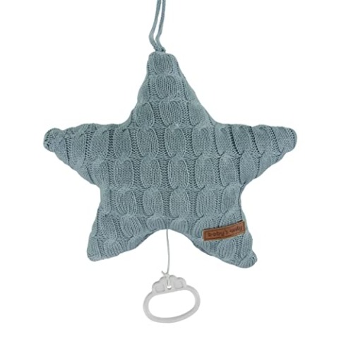 BO Baby's Only - Spieluhr Stern Cable - Kinderzimmer deko - Stonegreen - 30 cm