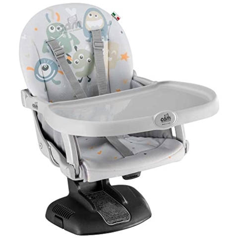 CAM Il Mondo del Bambino - art.S334/T259 - Booster-Sitz Idea - Hergestellt in Italien - perfekt von 6 bis 36 Monate - MONSTER