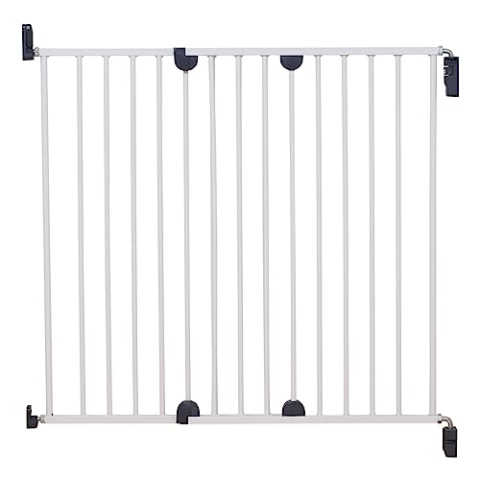 BabyGo Safety, Baby-Tür- & Treppenschutzgitter, weiß, 4061