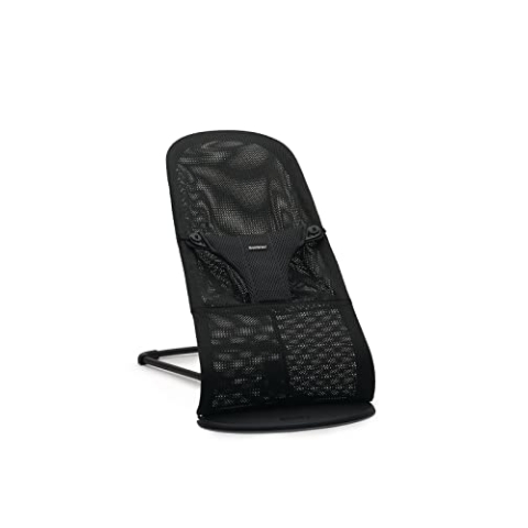 BabyBjörn Babywippe Bliss, Netzstoff, Schwarz