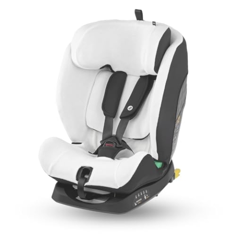 Maxi-Cosi Autositzbezug aus Bio-Baumwolle für Titan S i-Size & Titan S Comfort, Babyschalenbezug, weiches, atmungsaktives und feuchtigkeitsabsorbierendes Material, waschmaschinenfest, Natural White