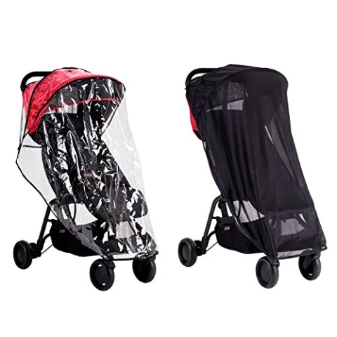 Mountain Buggy – Regenverkleidung und Sonnenschutz für Nano Kinderwagen