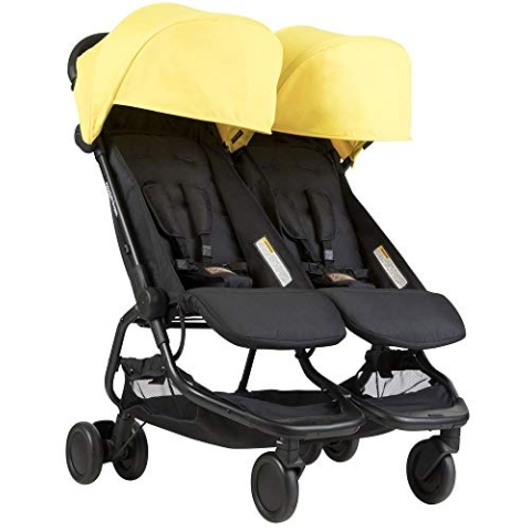 Mountain Buggy Nano DUO V1 Zwillings-, Geschwisterwagen - cyber gelb