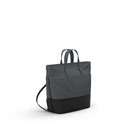 Quinny Wickeltasche, dank vieler Fächer und Zubehör alles leicht organisiert und erreichbar verstaut, multifunktional auch als Rucksack tragbar, grau