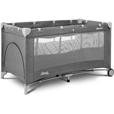 TERO-3936 Reisebett Basic Plus graphit, grau
