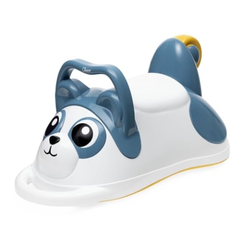 Chicco, 3in1 Panda, Rutscher mit Schwenkbaren Rädern, Schubkarrenmodus, Montessori-Unterteilungsfach, Fördert Bewegung und Kreativität, Aktives Spielerlebnis, Babyspielzeug von 1-4 Jahren