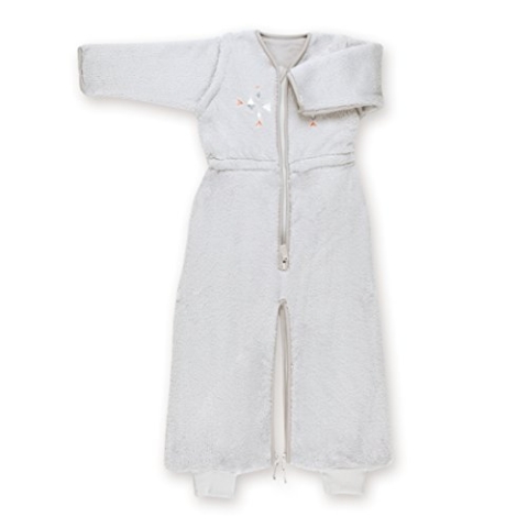 Bemini by Baby Boum 161APAWI90FL Schlafsack 2in1 THERMAL APAWI plum 6-24 m ,grau
