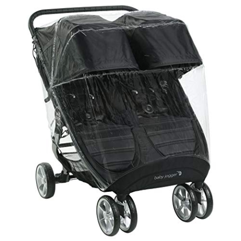 Baby Jogger Wetterschutz Regenschutz | für City Mini GT2 Double Geschwisterwagen | hält Regen, Schnee und Wind ab