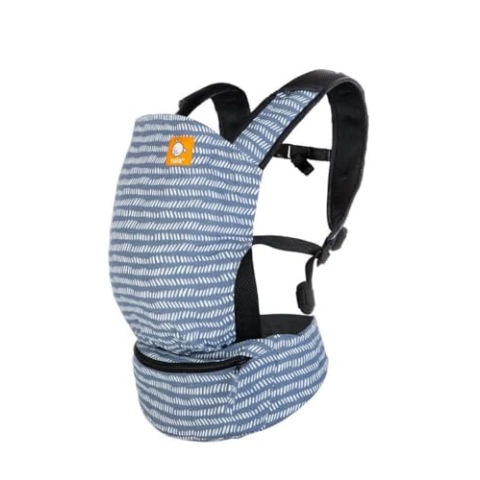 Tula Lite Babytrage Reise, leichte Sommertrage kompakt, Rückenstütze (3,2 – 20,4 kg) (Beyond)