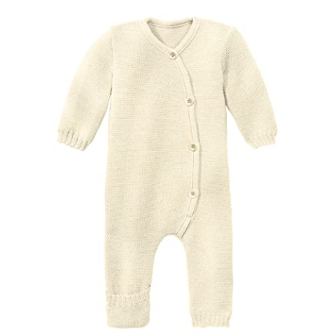 Disana 36201XX - Strick-Overall Wolle natur (62/68)