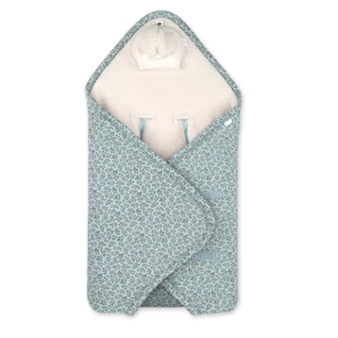 BEMINI Wickeldecke Pady jersey + teddy Print Heidi Opalin