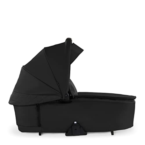 hauck Babywanne mit Memory-Knöpfen für Walk N Care Kinderwagen für Neugeborene ab Geburt bis 9 kg, UPF 50+, XXL Panoramafenster, Weiche Poslterung, Klein Zusammenklappbar (Black)