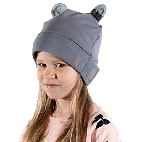 PADHAT Kinder Kopfschutzmütze mit Selbsteinstellmethode Gepolsterte Sicherheitsmütze Kopfschutz für Baby Kleinkind Vorschulkind Verstellbare Größe Maus, Größe M