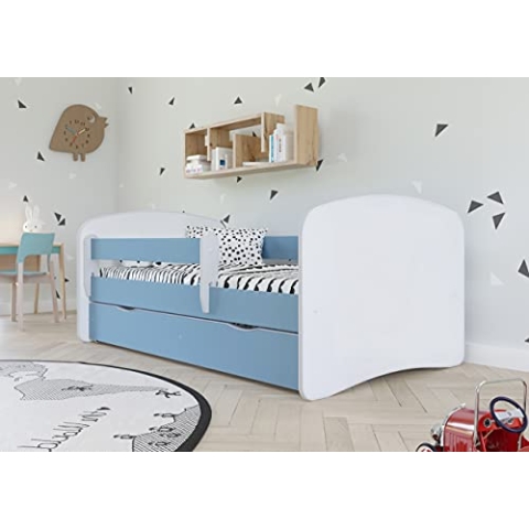 KOCOT KIDS Babyydreams 2 Tagesbett, Ingenieurholz, Blau, für 1 Person