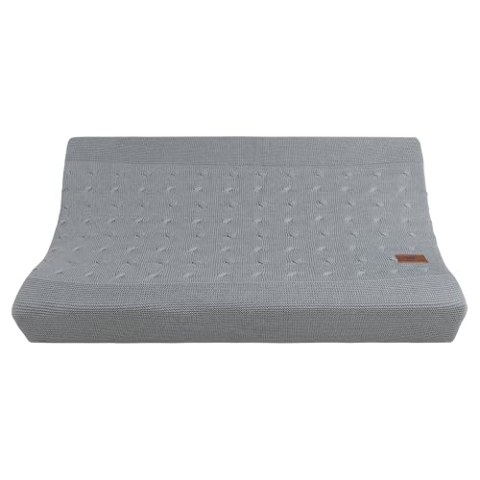 Baby's Only - Wickelauflagenbezug Cable - Feine Zopfmuster - Klassischen Touch - Grau - 45x70 cm