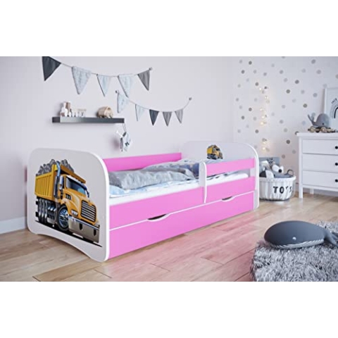KOCOT KIDS Babybett mit Matratze, 180/80, Rosa