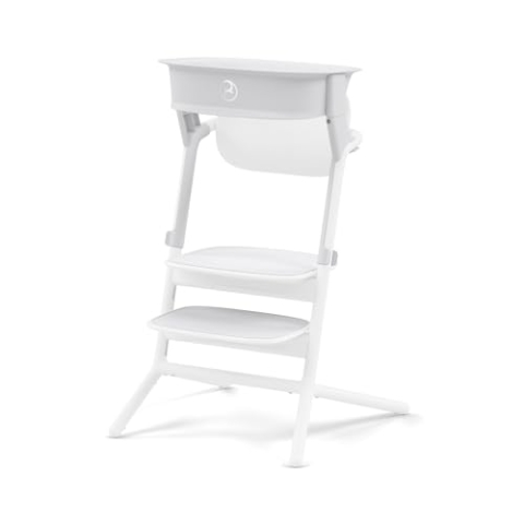 CYBEX Gold LEMO Training Tower Set, Zur Umwandlung des Hochsitzes LEMO in einen Lernturm, 1-5 Jahre (bis zu 25 kg), Inkl. 2 rutschfesten Silikonmatten für Sitzfläche und Fußstütze, All White